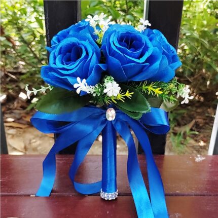 Western-style wedding bouquet, simulated rose bouquet